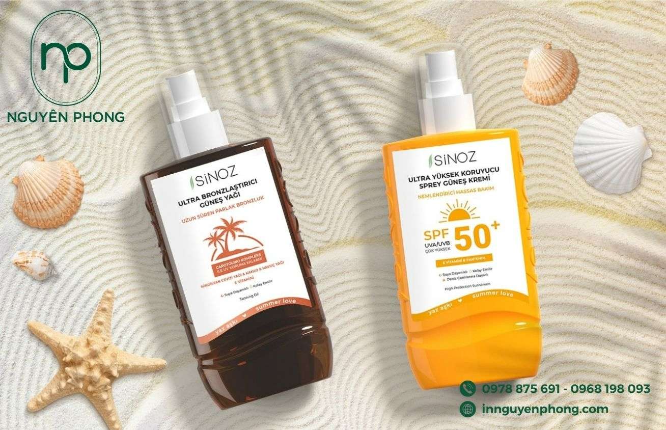 Tem nhãn dán kem chống nắng